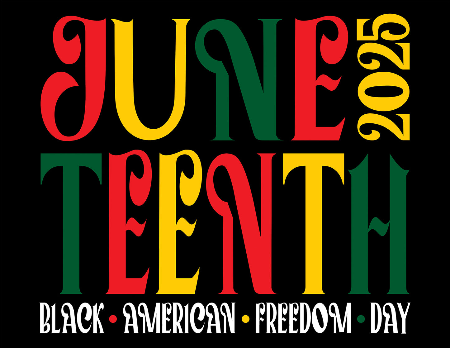 Juneteenth 2025 T-Shirts Stack Design