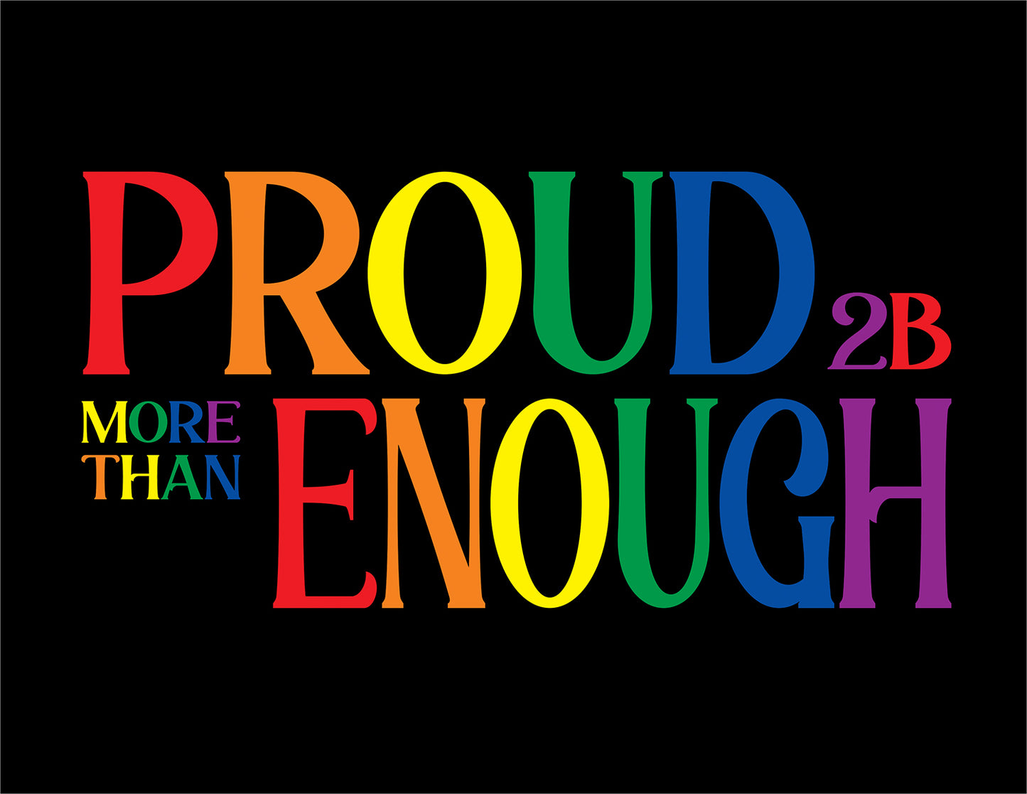PRIDE 2025 PROUD 2B Design