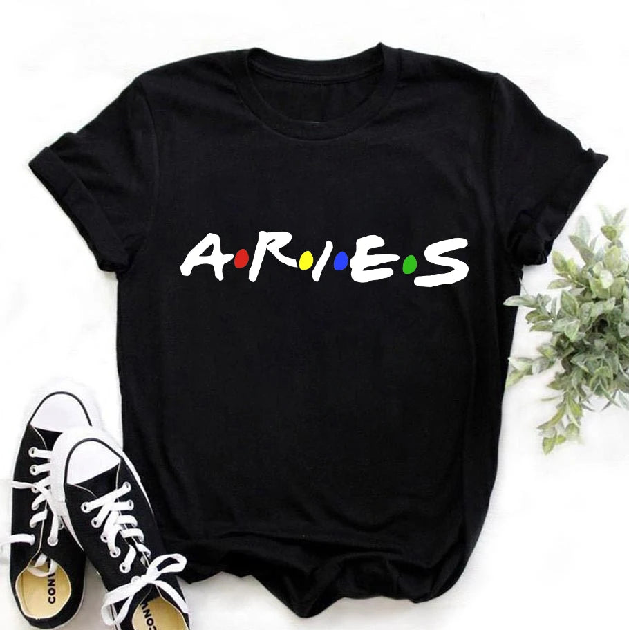 Casual Zodiac Sign T-shirt