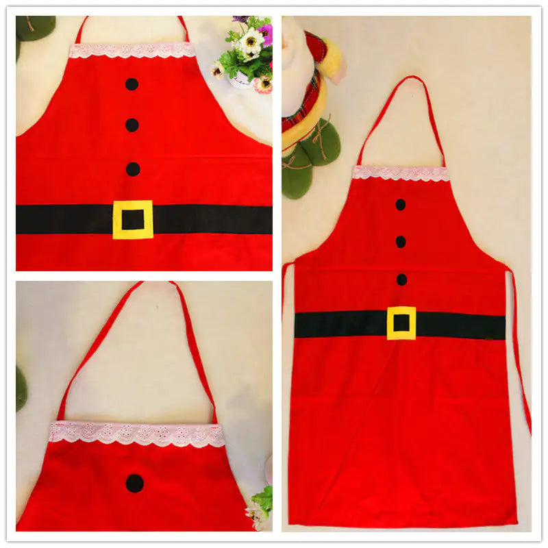 Santa Design Christmas Apron