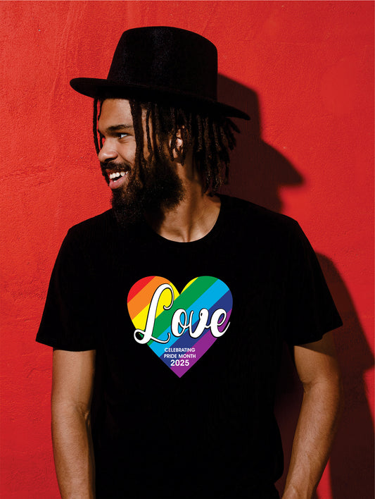 PRIDE 2025 Love Heart Design