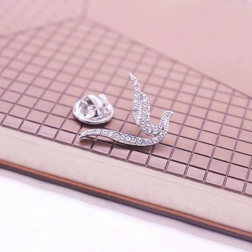 Rhinestone Dove Pin/Brooch