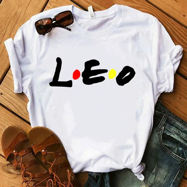 Casual Zodiac Sign T-shirt