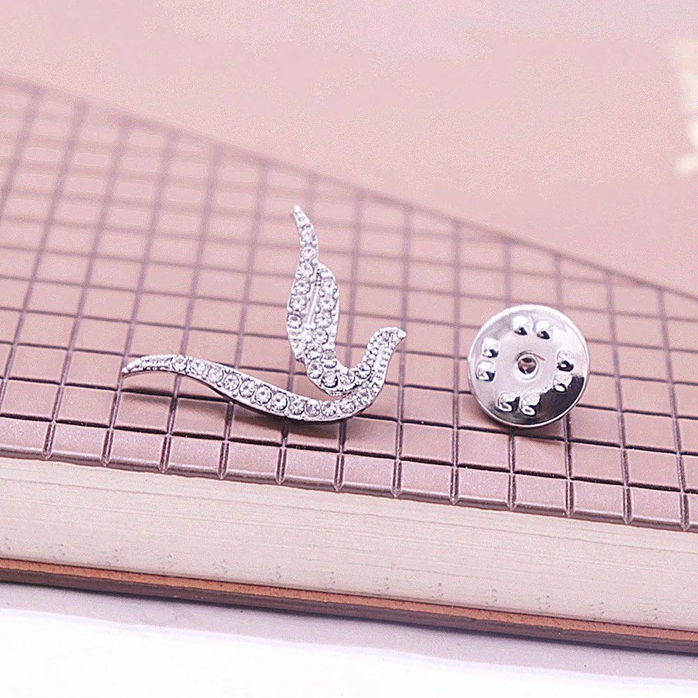 Rhinestone Dove Pin/Brooch