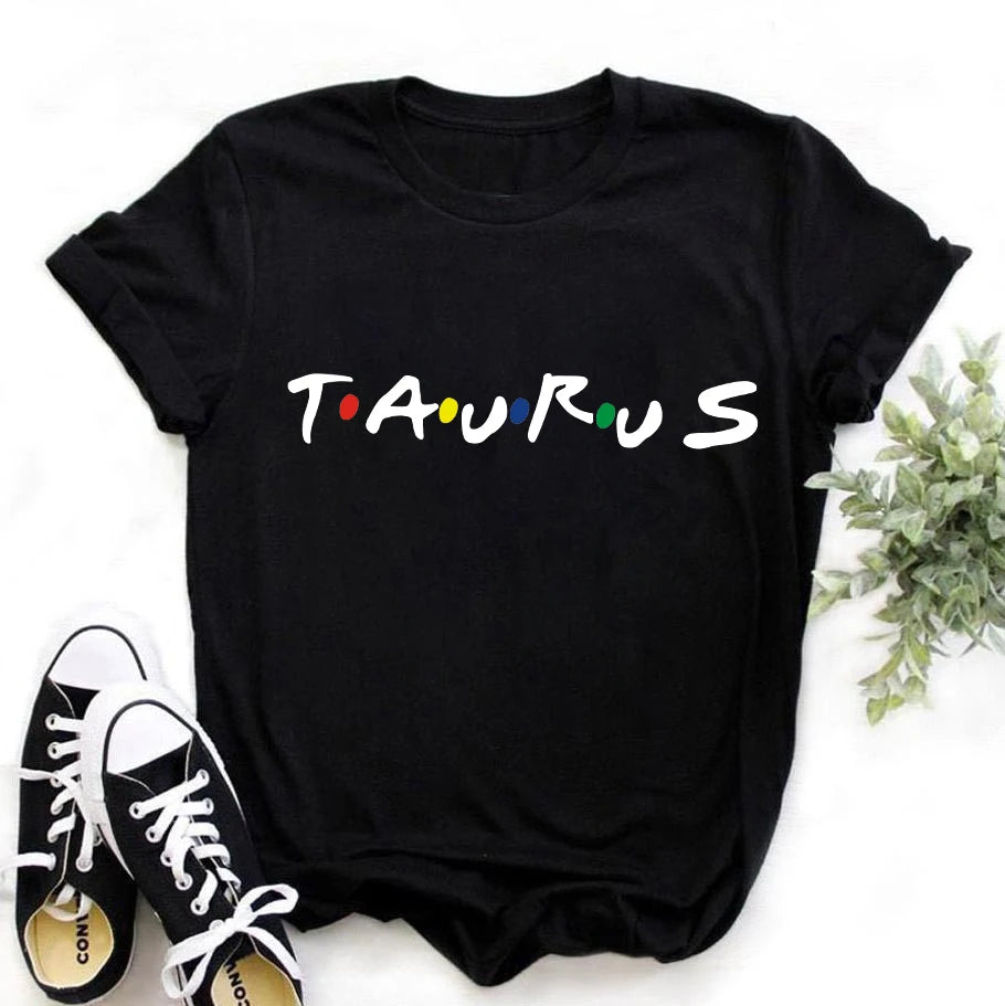 Casual Zodiac Sign T-shirt