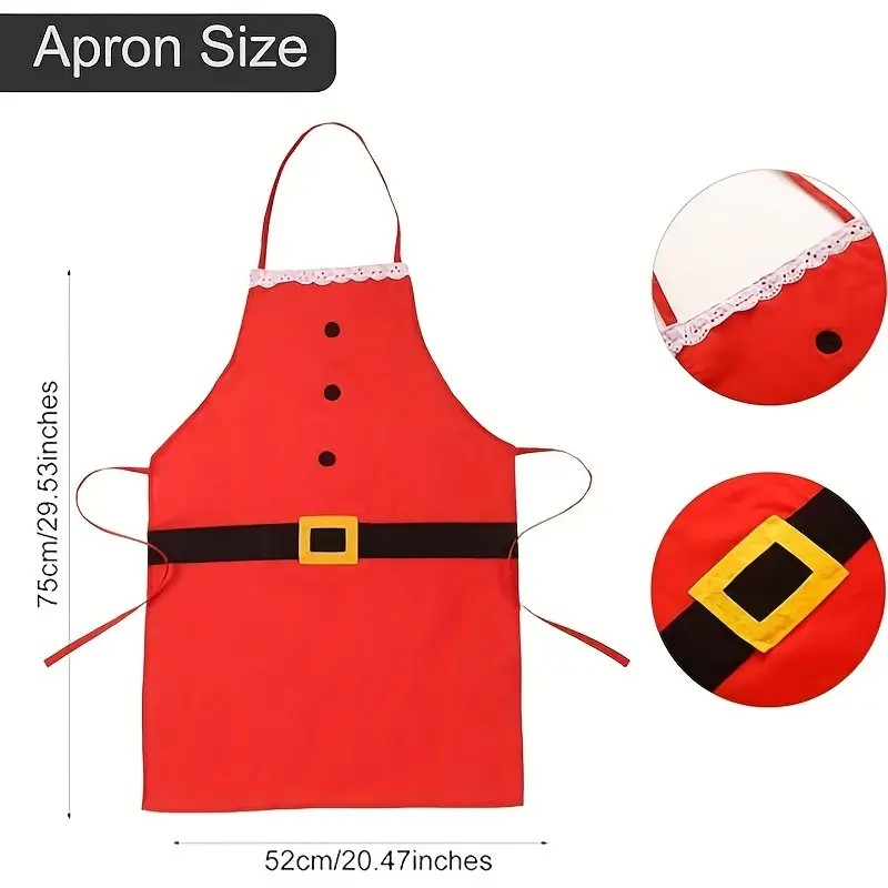 Santa Design Christmas Apron